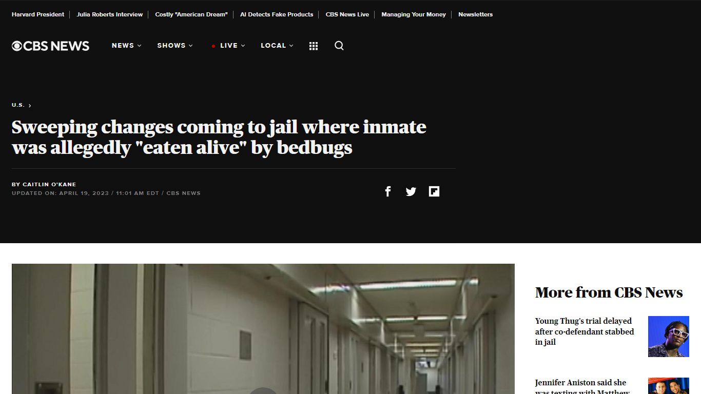 Fulton County Jail where inmate LaShawn Thompson died eaten alive by ...
