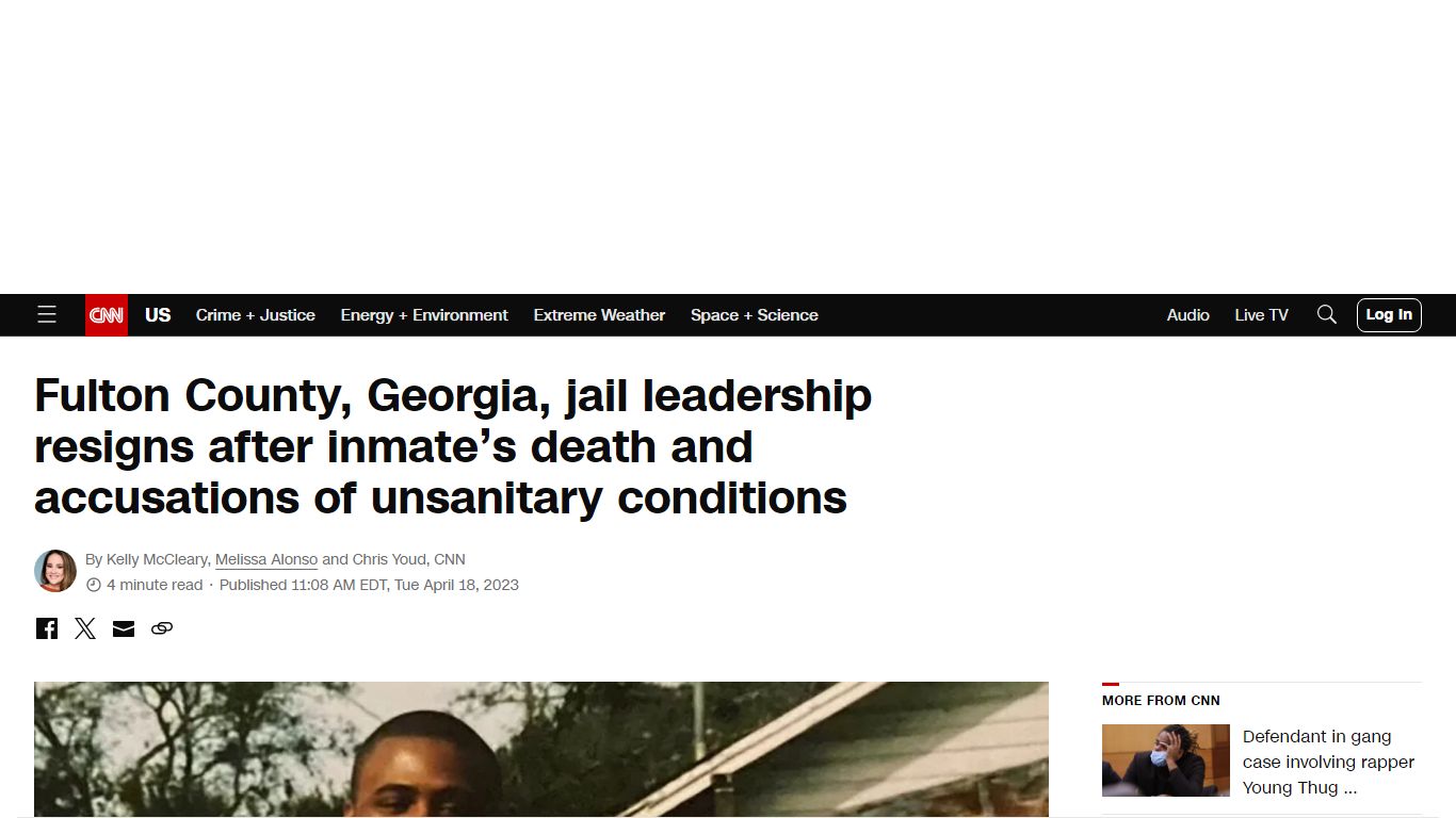 Fulton County, Georgia, jail leadership resigns after inmate's death ...